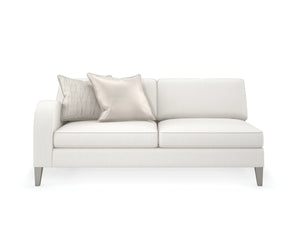 Caracole Victoria Left-Arm Facing Loveseat – angle view