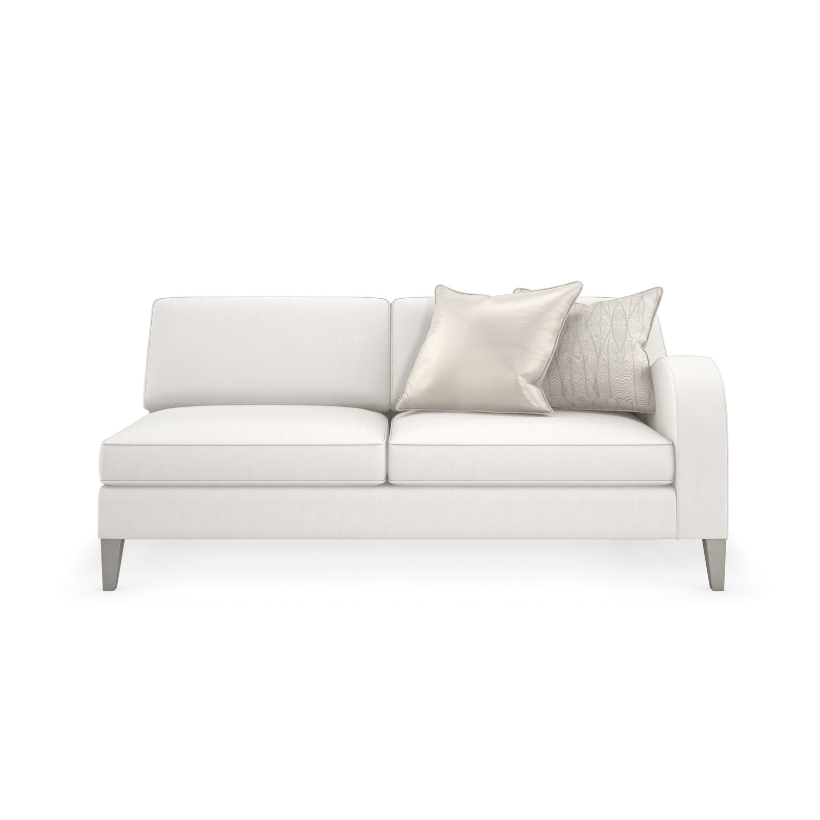 Caracole Victoria Right-Arm Facing Loveseat – front view