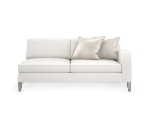 Caracole Victoria Right-Arm Facing Loveseat – angle view