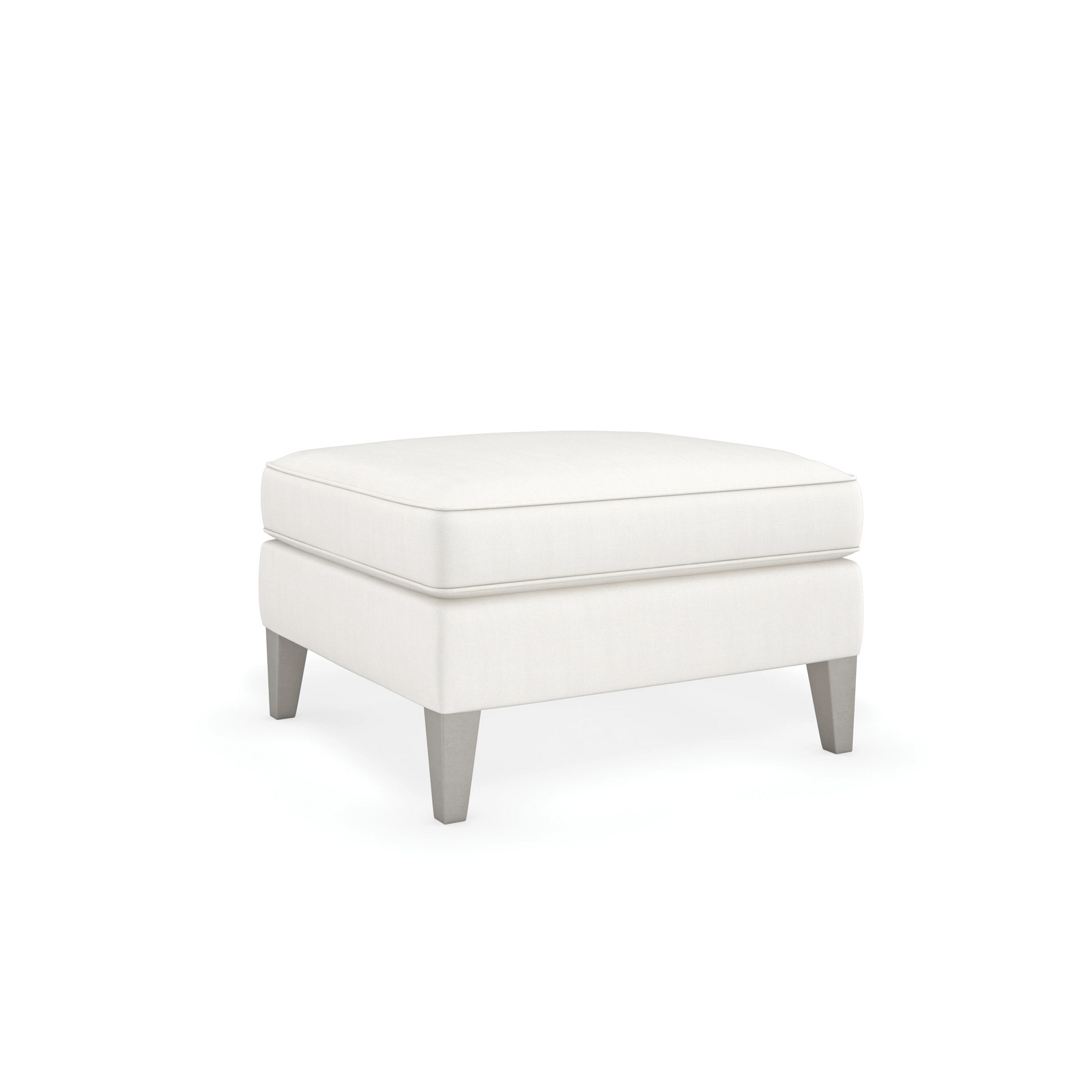 Caracole Victoria Ottoman – angle view