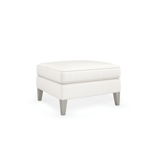 Caracole Victoria Ottoman – angle view