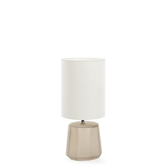 Okka Table Lamp Smokegrey/White