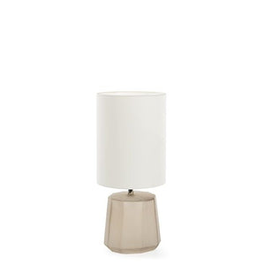 Okka Table Lamp Smokegrey/White