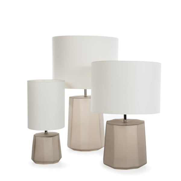 Okka Table Lamp Smokegrey/White