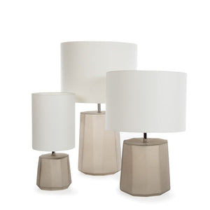 Okka Table Lamp Smokegrey/White