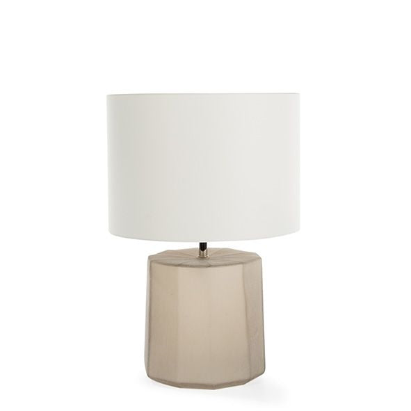 Okka Table Lamp Smokegrey/White