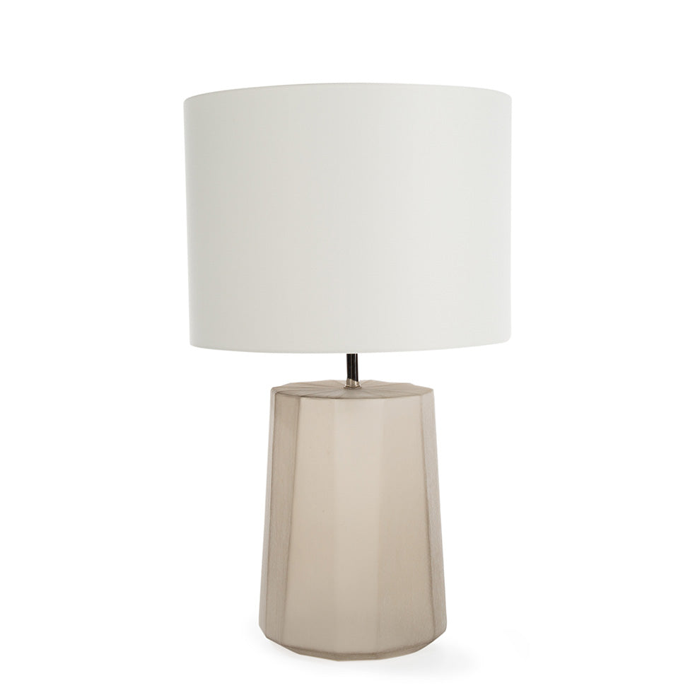Okka Table Lamp Smokegrey/White