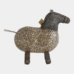 Global Views Crazy Fat Pony Sculpture – front view