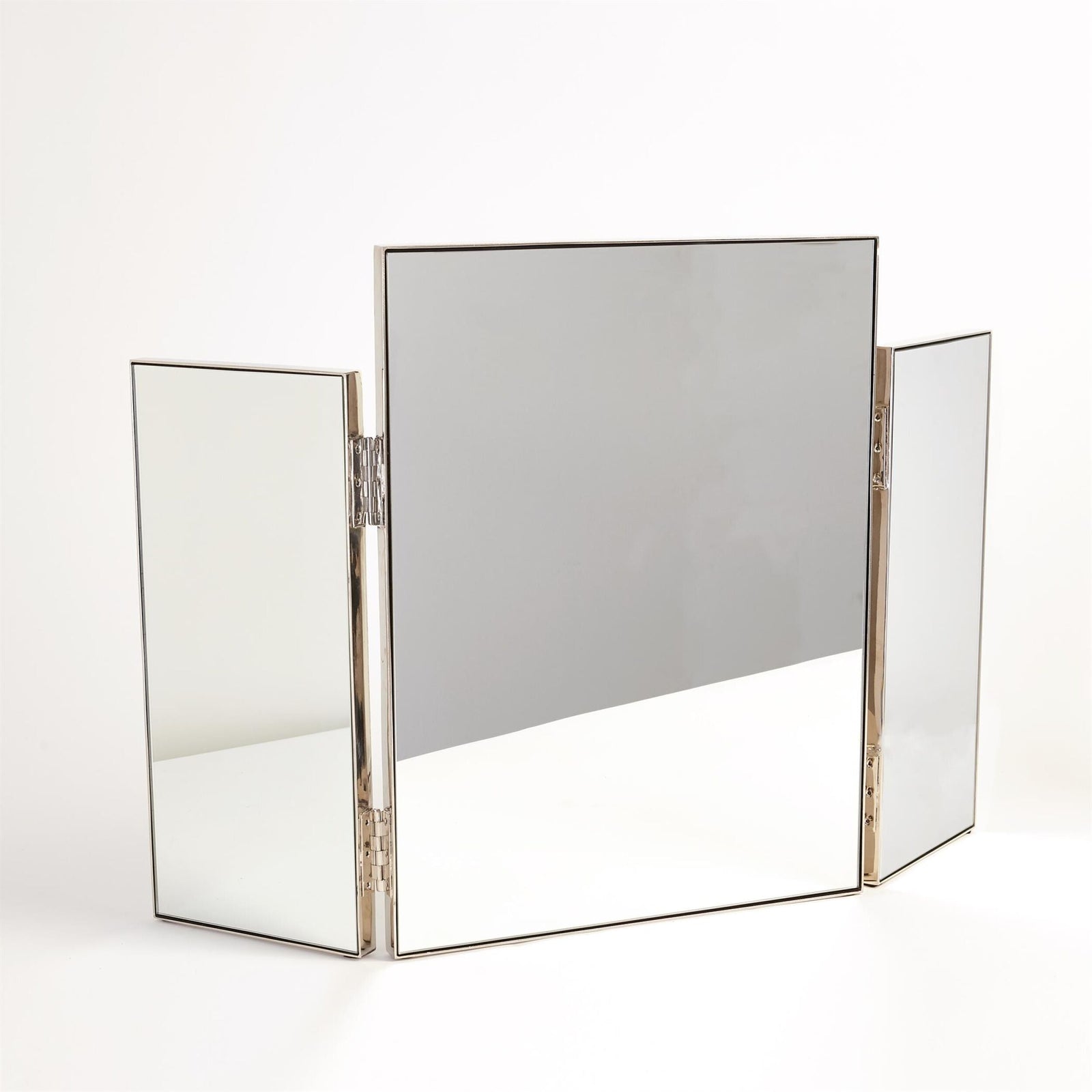 Global Views Echos Vanity Mirror Nickel – detail