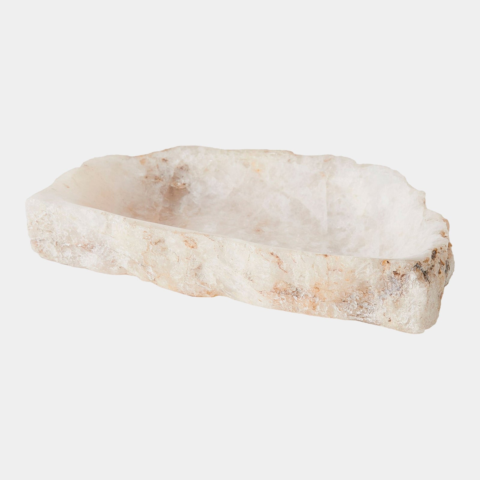 Global Views Deborah Quartz Tray – front view
