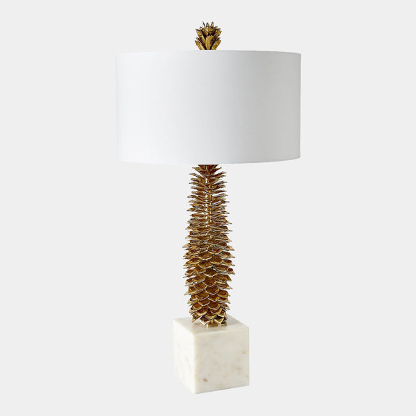 Global Views Pinecone Table Lamp – front view