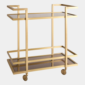 Global Views Catalan Bar Cart – front view
