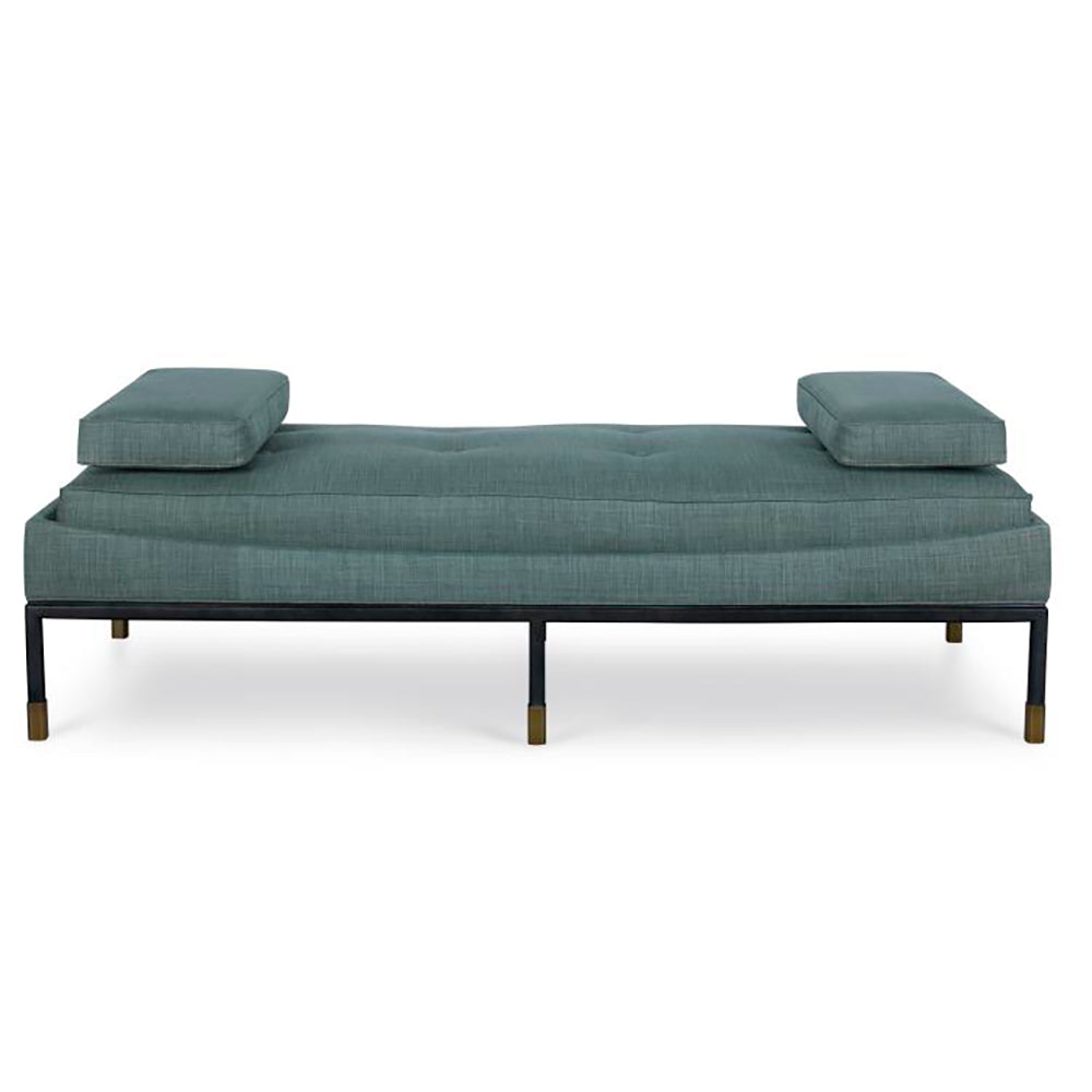 Jennings Metal Daybed - Flat Bolsters