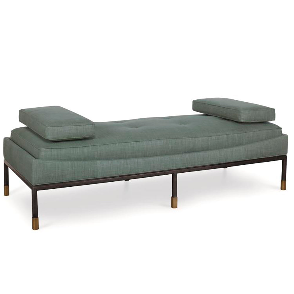 Jennings Metal Daybed - Flat Bolsters