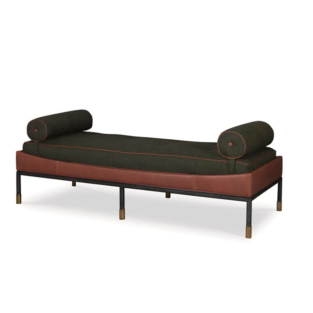 Jennings Metal Daybed - Round Bolsters