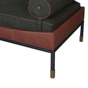 Jennings Metal Daybed - Round Bolsters