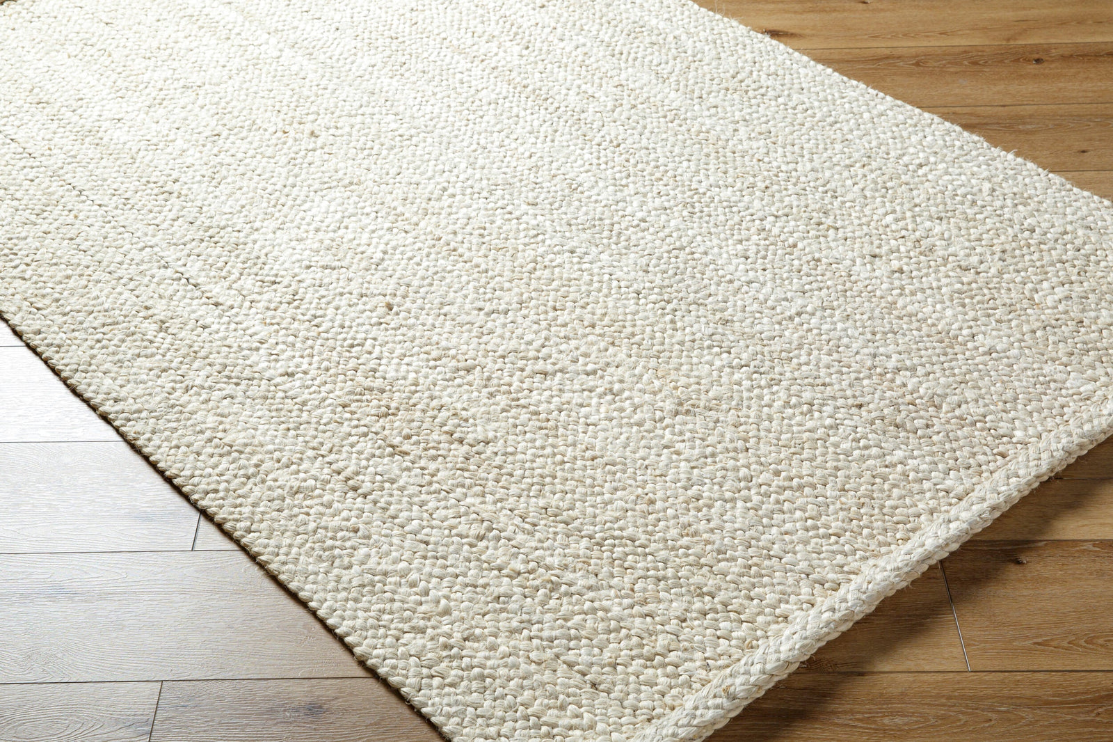 Artesia Handmade Rug 2' x 3' Beige – corner view