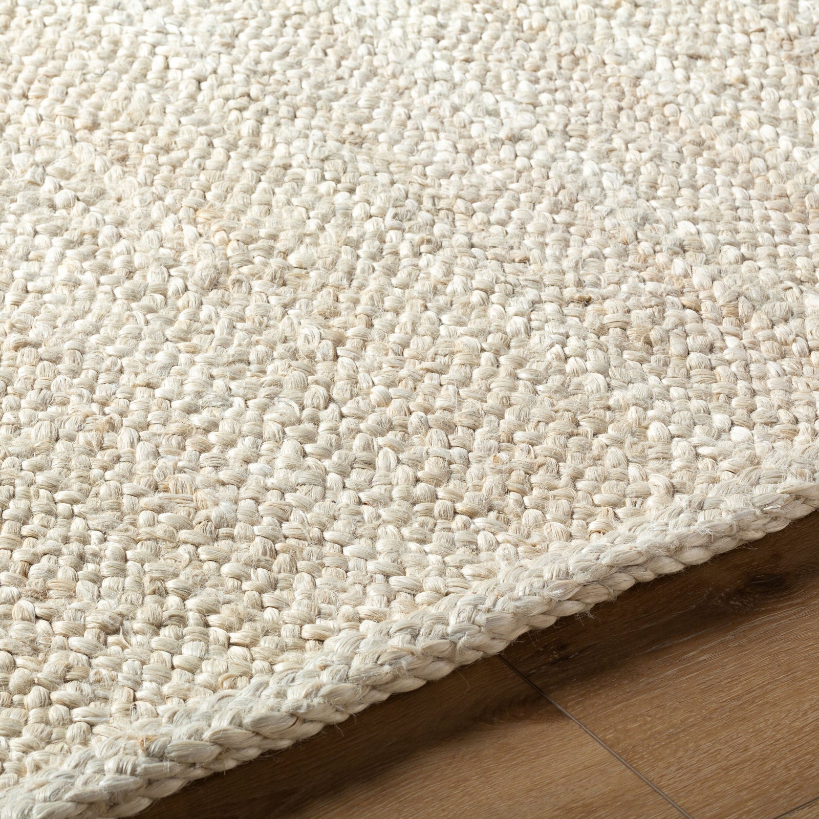 Artesia Handmade Rug 2' x 3' Beige – texture detail