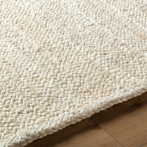 Artesia Handmade Rug 2' x 3' Beige – texture detail