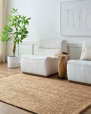 Artesia Handmade Rug 2' x 3' Orange – room setting