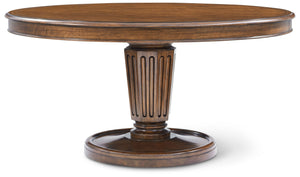 Theodore Alexander Haddon Round Dining Table – angle view
