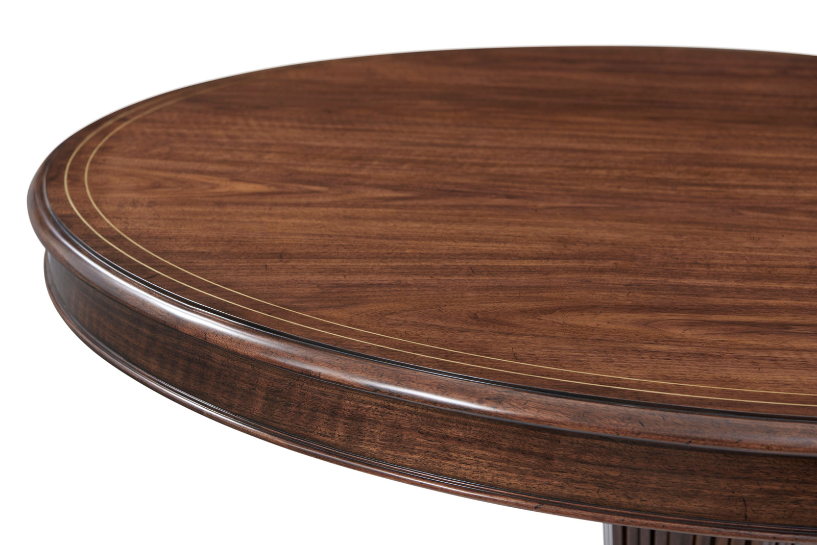 Theodore Alexander Haddon Round Dining Table – side view