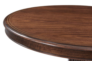 Theodore Alexander Haddon Round Dining Table – side view