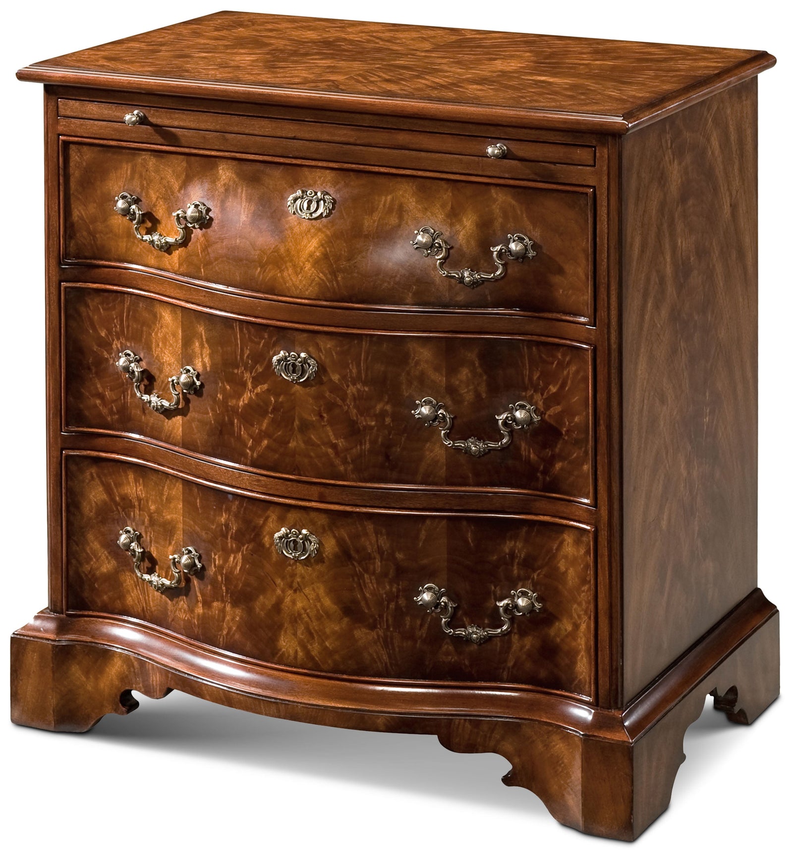 Theodore Alexander The India Silk Bedside Nightstand – angle view