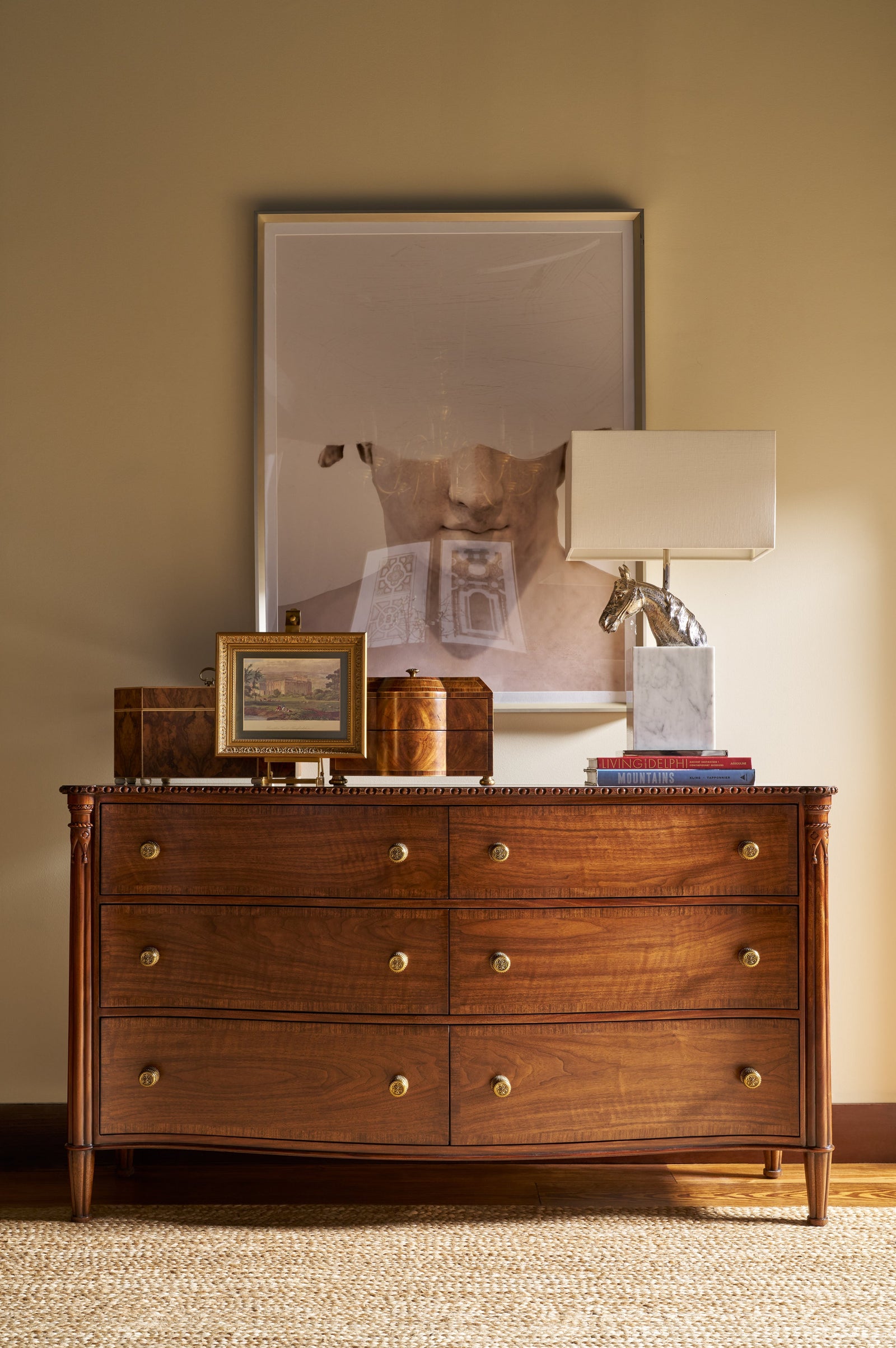 Theodore Alexander Cloverlea Dresser – room setting