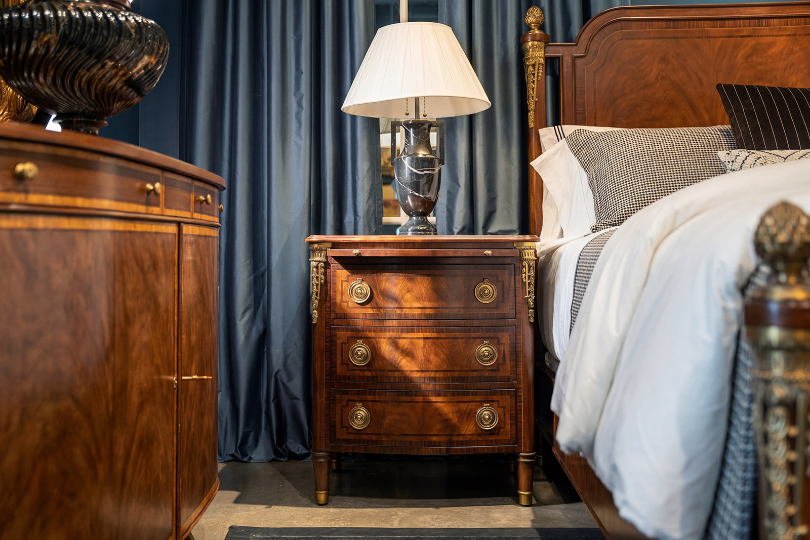 Theodore Alexander Poyntz Nightstand – room setting