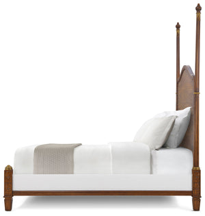 Theodore Alexander Dorset Upholstered Bed Queen – back view