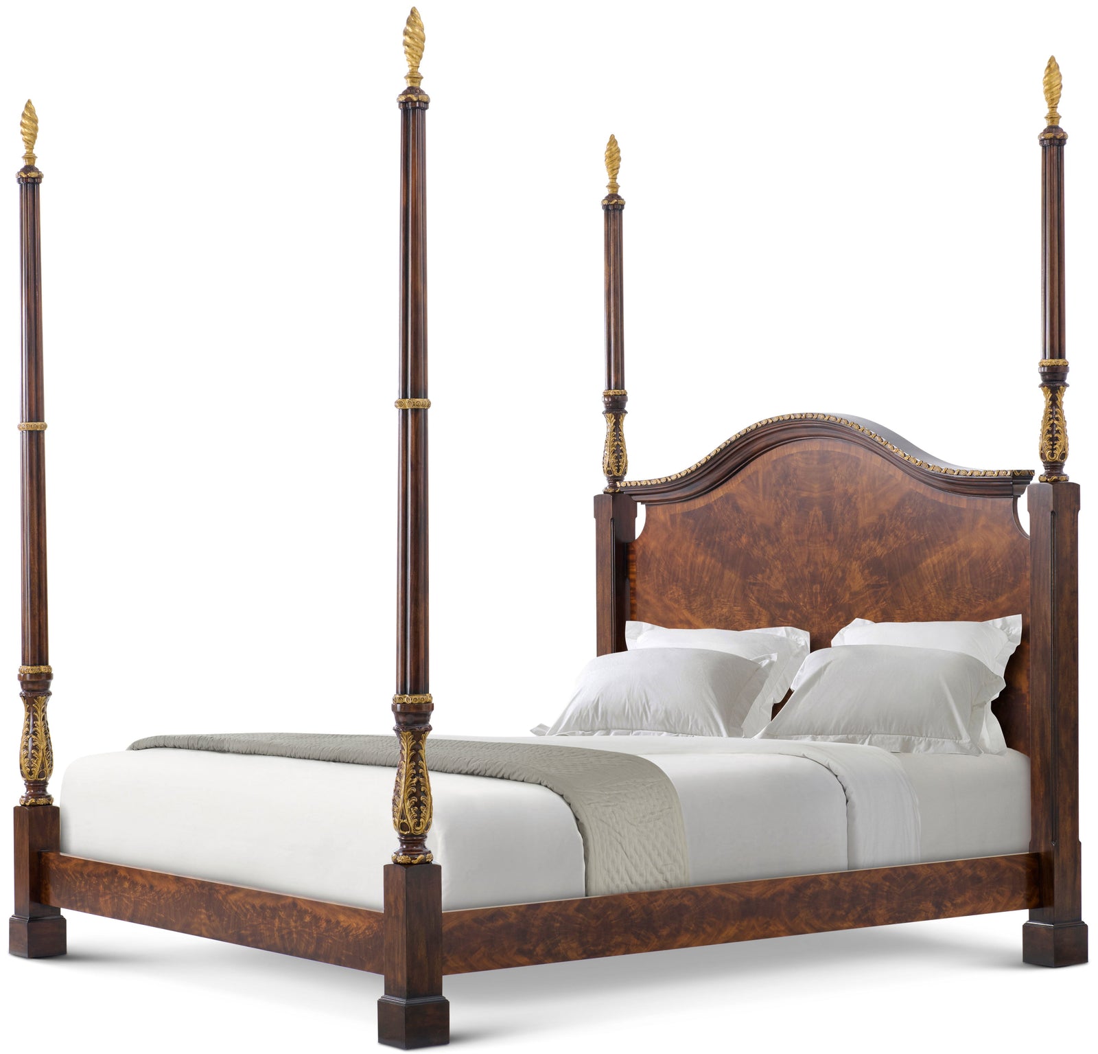 Theodore Alexander The India Silk King Bed – front view