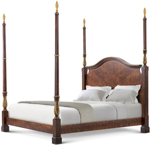 Theodore Alexander The India Silk King Bed – front view