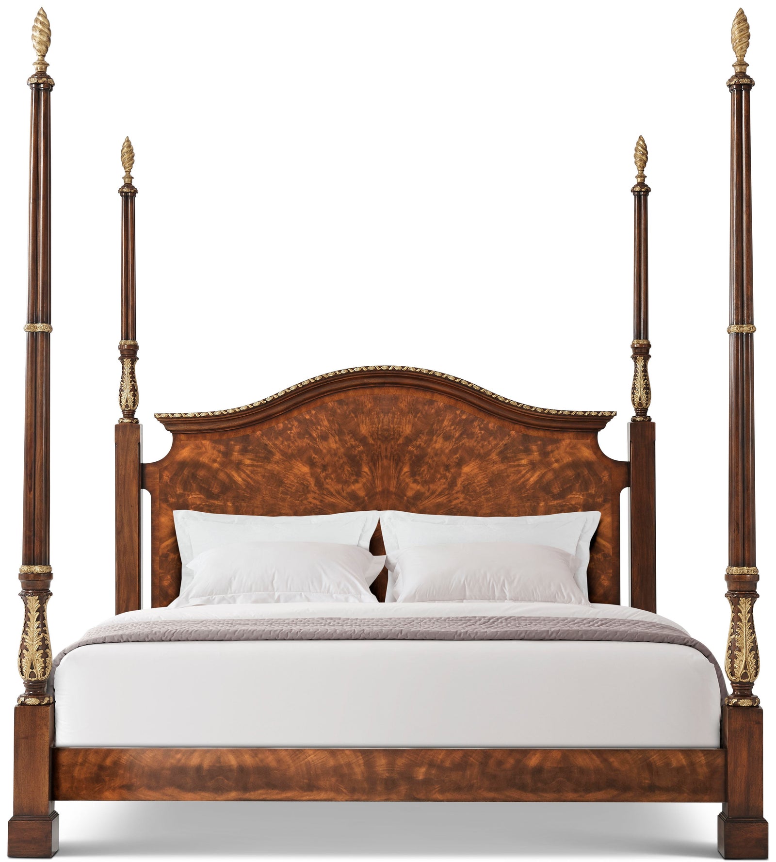 Theodore Alexander The India Silk King Bed – angle view