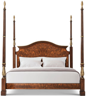 Theodore Alexander The India Silk King Bed – angle view