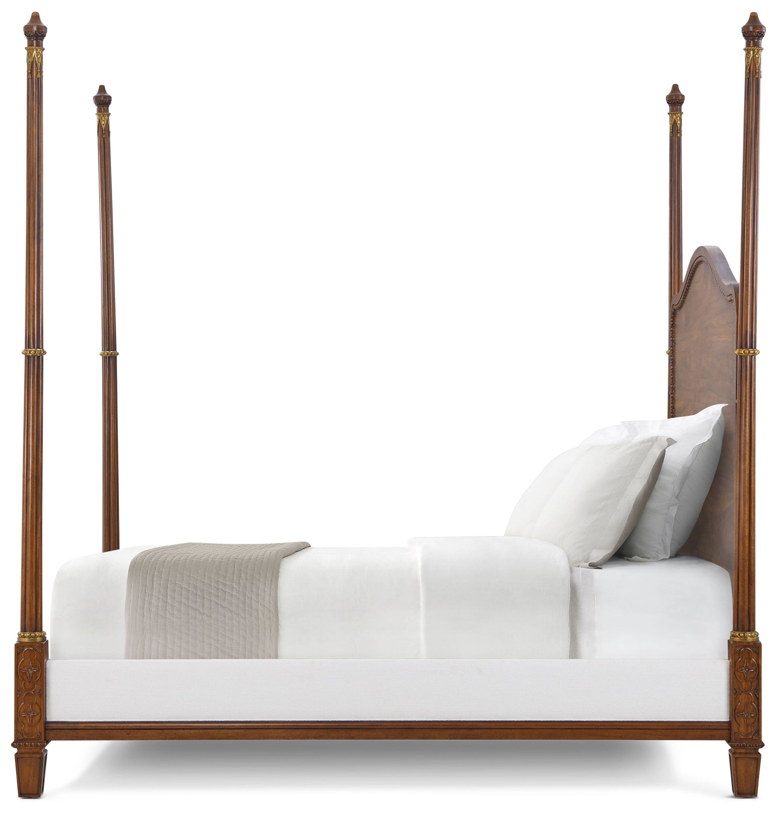 Theodore Alexander Dorset Upholstered Bed King – side view
