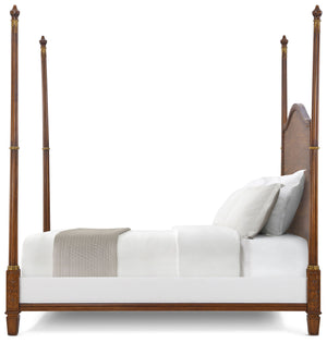 Theodore Alexander Dorset Upholstered Bed King – side view