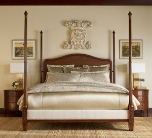 Theodore Alexander Dorset Upholstered Bed King – room setting