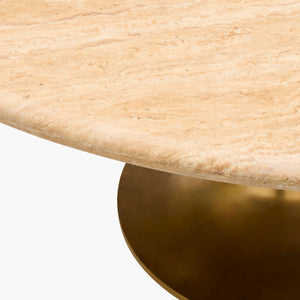 Anatalia Dining Table 55" Round – texture detail