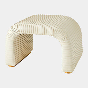 Global Views Cade Stool – front view