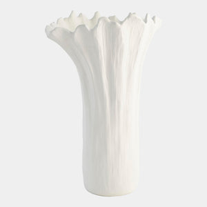Global Views Mareggiata Organic Wave Bowl Tall (18") – front view