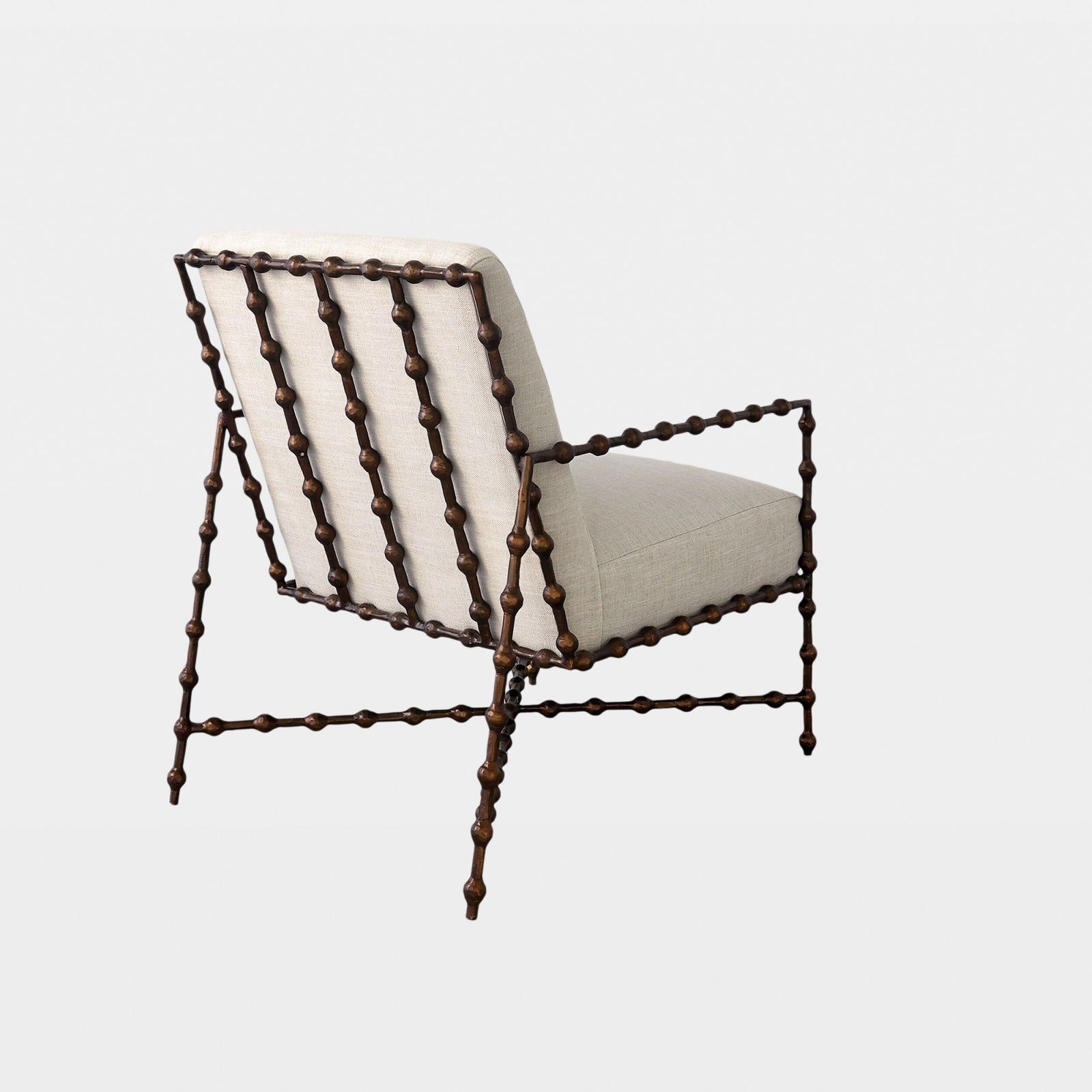 Global Views Elder Lounge Chair – angle view