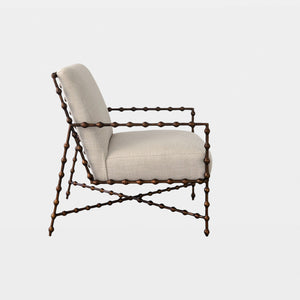 Global Views Elder Lounge Chair – side view