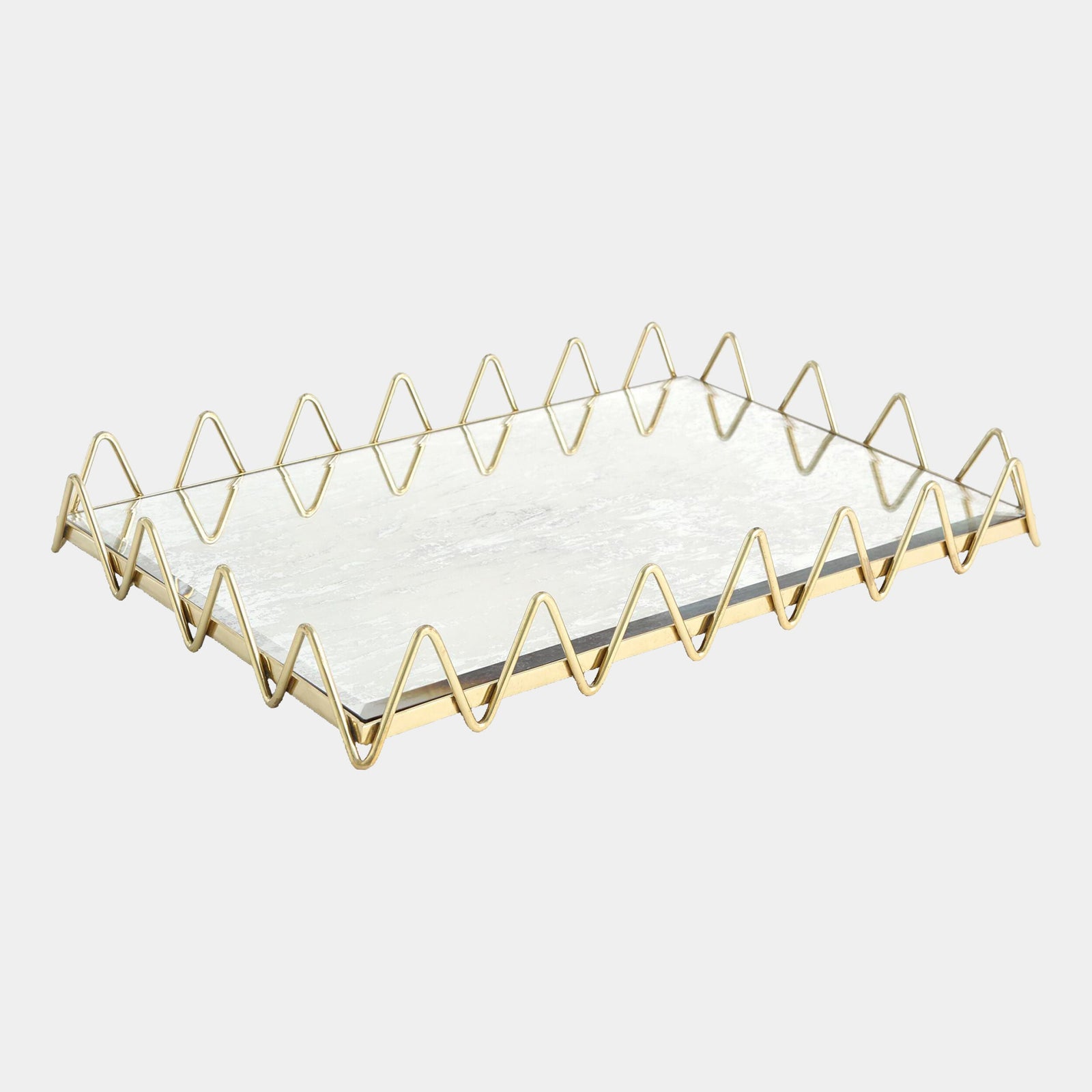 Global Views Ric Rac Tray – front view