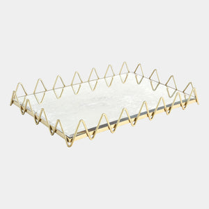 Global Views Ric Rac Tray – front view
