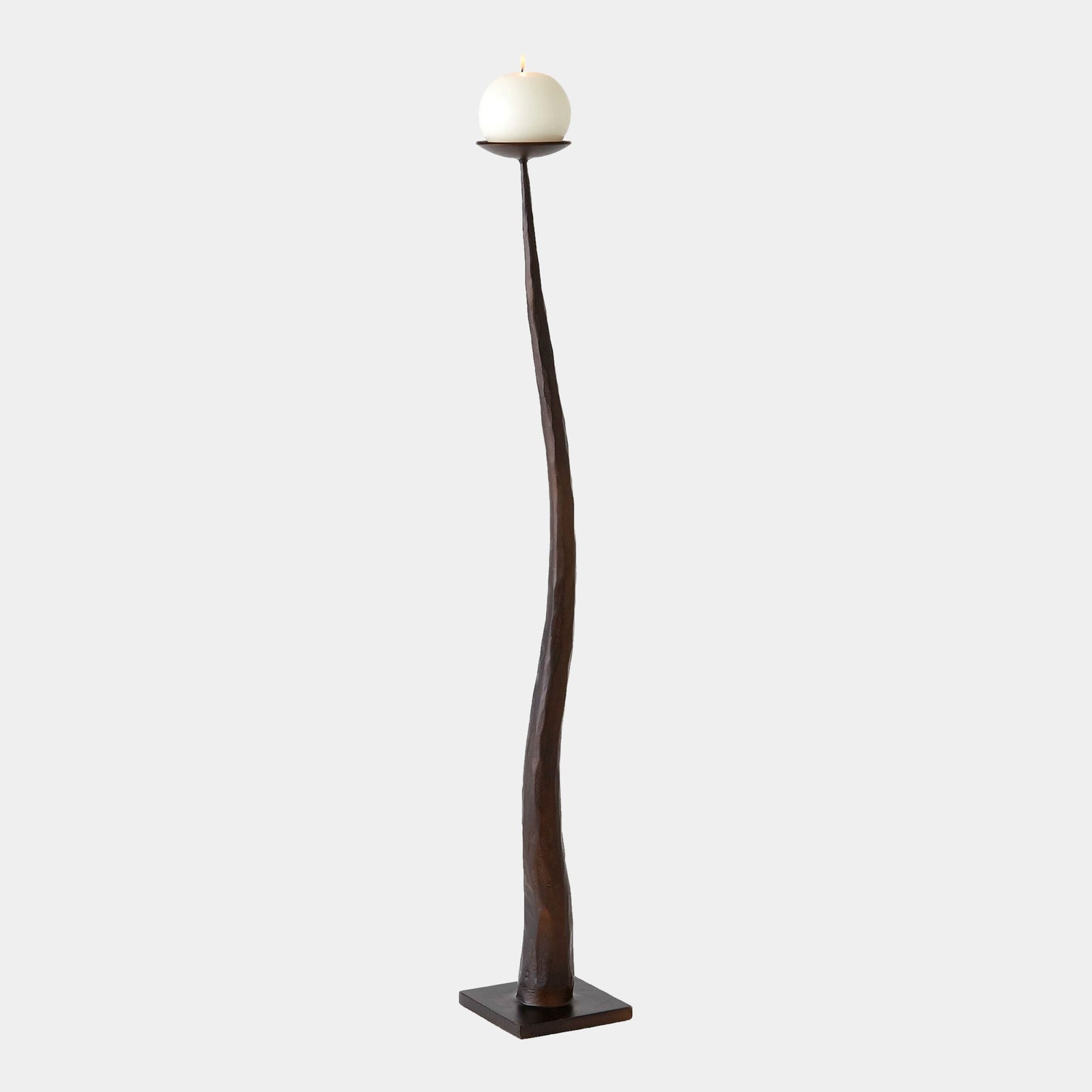 Global Views Cesello Chiseled Candleholder Tall (30") – front view