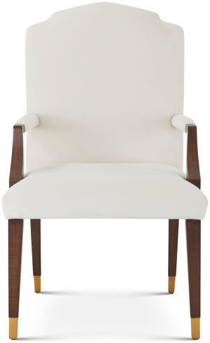 Theodore Alexander Wharton Dining Arm Chair – angle view