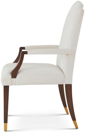 Theodore Alexander Wharton Dining Arm Chair – side view