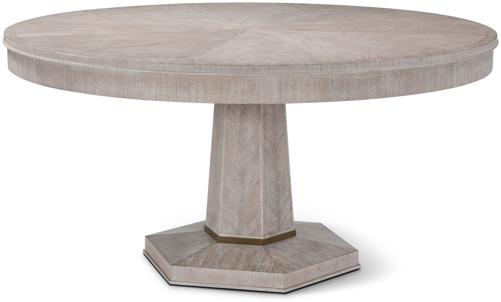 Theodore Alexander Morrison Dining Table Marlborough Geo Coast – front view