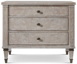 Theodore Alexander Massie Nightstand Marlborough Geo Coast – front view